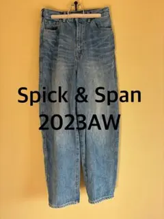 スピックアンドスパン 51/2 CURVE LINE_DENIM 28