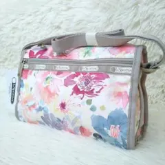 【新品タグ付き】レスポートサック ショルダーバッグ クラシックホーボー 花柄