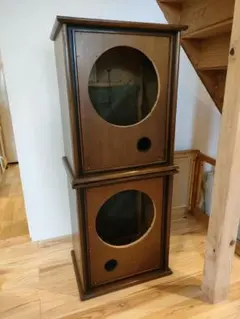 【左】38cm用　スピーカー　エンクロージャー 左】38cm用スピーカーエンクロージャー