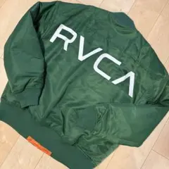 RVCA ダークグリーン フライトジャケット