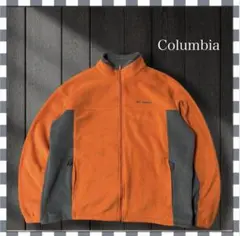 3732/コロンビア ワンポイント刺繍ロゴ フリースジャケット 2XL
