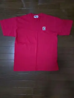 FILAメンズ 赤 Tシャツ Lサイズ COTTON100%