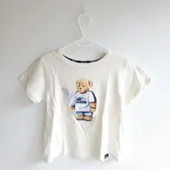 Polo クマイラスト Tシャツ 120cm