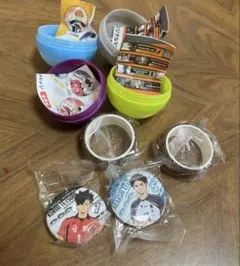 ハイキュー　くら寿司　マスキングテープ　缶バッジ　黒尾鉄朗　赤葦京治