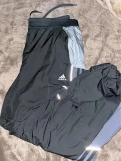 【極太】adidas ナイロンパンツ y2k テック
