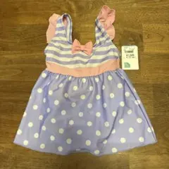 新品　女の子用水着 100cm エルフィンドール　西松屋