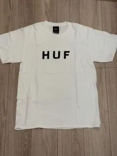 HUF ロゴプリント ホワイト Tシャツ