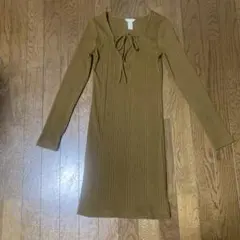 forever21 ブラウン　ワンピース