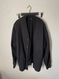 【メンズ】UNIQLO カーディガン　スウェット生地　ブラック