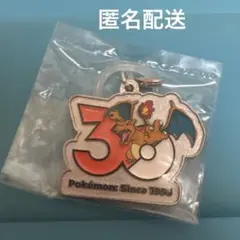 ガチャガチャ　ポケモン30周年　メタルチャームマスコット　リザードン