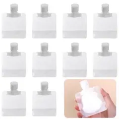 トラベルボトル 20個セット30ml 旅行ボトル パウチ容器 小分けボトル 便利