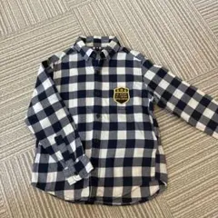 UNIQLO ユニクロ キッズ チェック フランネルシャツ 長袖シャツ 120