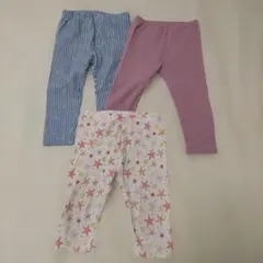 ユニクロ レギンス パンツ 90cm 3点セット