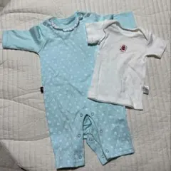 ロンパース・Tシャツセット（50cm）
