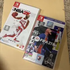 FIFA21 LEGACY EDITION,NBA2k21 2本セット