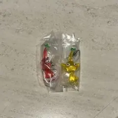 【即日発送】ピクミン　めじるしアクセサリー　赤ピクミン　黄ピクミン　ガチャガチャ
