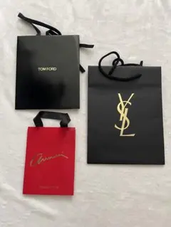 海外ブランド袋3枚セット⭐︎TOM FORD / YSL / ARMANI高級感◎