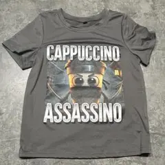 子ども用半袖Tシャツ イタリアンブレインロッド　カップチーノアサシーノ