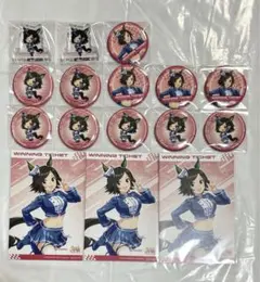 ウマ娘 PACIFIC マルゼンスキー 20点 缶バッジ アクリルブロック ウマ娘 PACIFIC マルゼンスキー 20点 缶バッジ アクリルブロック