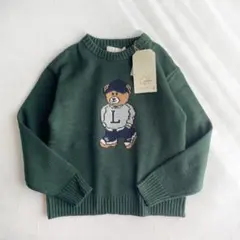 130 LOGOS DAYS ニット キッズ服 冬服 長袖 あったか かわいい