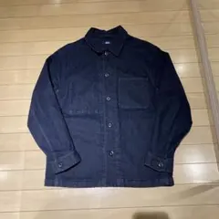 UNIQLO デニムワークジャケット ブルー 男女兼用Sサイズ