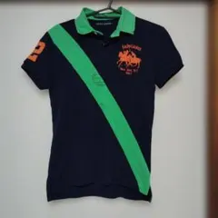Ralph Lauren The Skinny Polo M ネイビー/グリーン