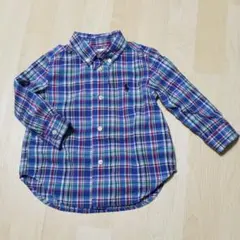 Ralph Lauren チェックシャツ 12m/80
