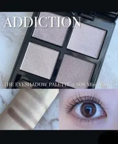 ツール未使用　ザアイシャドウパレット+ 008ミスモーヴ　アディクション