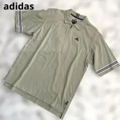 美品☆adidas ゴルフウェア　オリーブグリーン 半袖ポロシャツ　Sサイズ