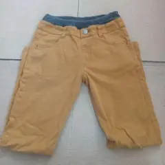 ベージュ 5ポケット 長ズボン 140