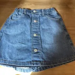 UNIQLO デニムスカート 120 (パンツスタイル)