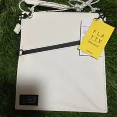 新品 FLATTY ONE MILE サコッシュ　キングジム　シロ　　Mサイズ