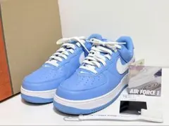 美品ナイキエアフォース1ユニバーシティブルー 27.5cm DM0576-400