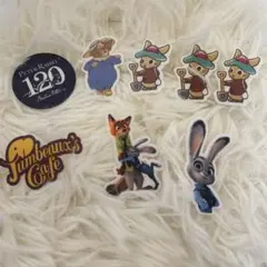 ズートピア　ピーターラビット　ダイソー　FIXEEZ フィクシーズ　8個