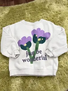 ZARA 花柄トレーナー 104cm