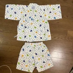 カラフル昆虫柄甚平 120サイズ