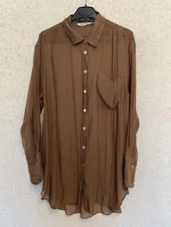 ZARA シアーシャツ　M