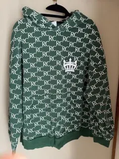 RODEO CROWNS WIDE BOWLロゴプリント パーカー グリーン