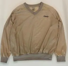 IZOD ナイロンジャケット Vネック ベージュ メンズ
