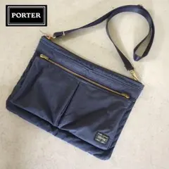 PORTER DRAFT ショルダーバッグL 紺のサムネイル