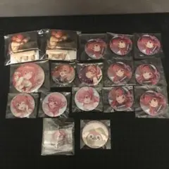プロセカ　桃井愛莉　缶バッジ、マイセカイミニキャンバスセット