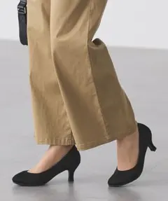 Honeys 美ージーアーモンドトゥパンプス　黒 パンプス　24.0のサムネイル