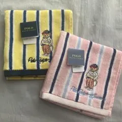 ☘️ラルフローレン タオルハンカチ 《ポロベア》2枚