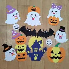 ハロウィン　壁面　おばけ　壁面飾り　保育　幼稚園　福祉施設