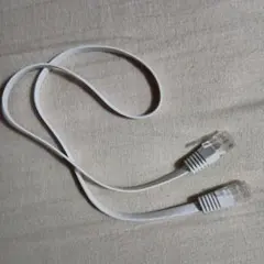 ホワイト LANケーブル 約58cm