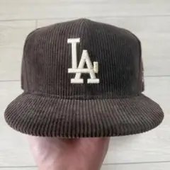 ニューエラ キャップ NEW ERA ブラウン　コーデュロイ 7 3/8
