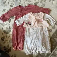 ロンパース2枚　ミニベスト　セット　 薄手