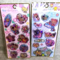 正規品 ウォーターinシール 日焼けキティ クロミ マイメロ ポムポムプリンなど