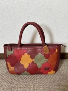 極美品！IBIZA イビサ パッチワーク レザーバッグ