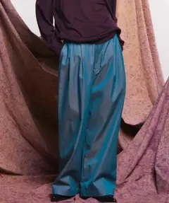 Gabardine Prime-Wide Two Tucks Pants